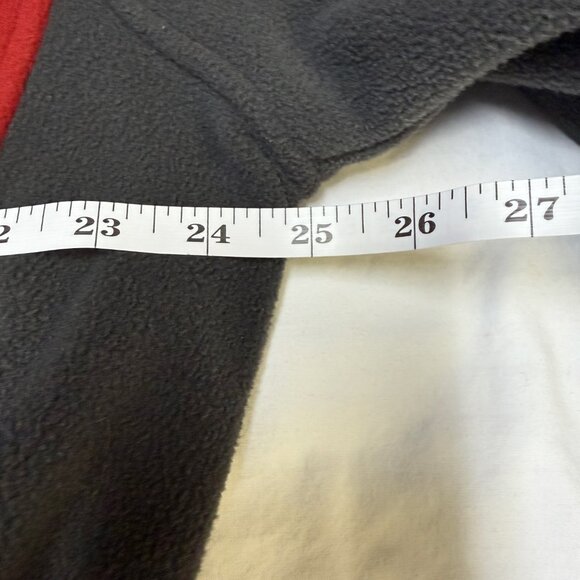 The North Face Full-Zip Fleece Jacket Men’s XL Red/Gray Soft Warm EUC - Picture 9 of 10